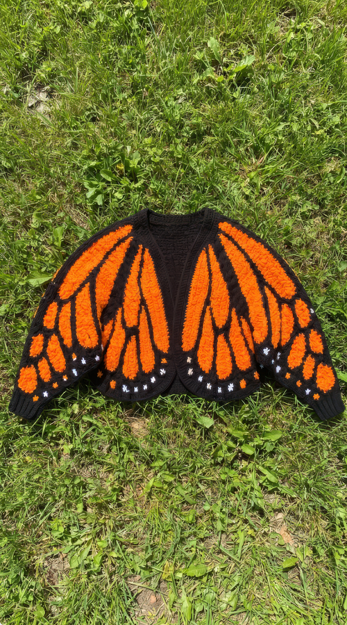 Handmade Butterfly Cardigans